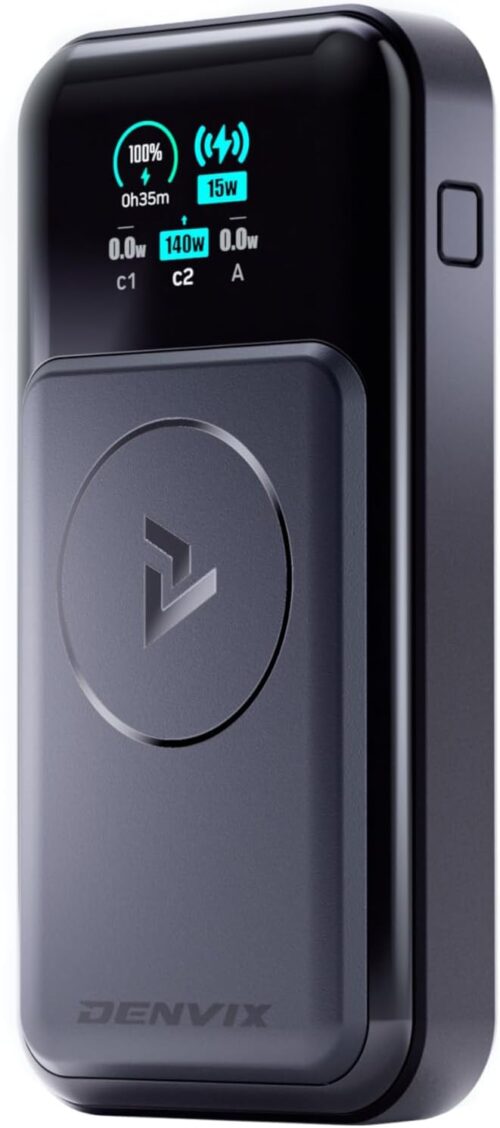 PowerX Power Bank, 250W 4-in-1 25,000mAh Laptop Portable Charger (91.25Wh) with Magnetic Wireless Charging for iPhone, Samsung, MacBook, DJI, AirPods and More