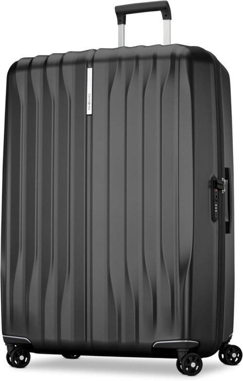 Samsonite UpLIFT 31″ Lightweight Hardside X-Large Checked Luggage with Spinner Wheels – Expandable Luggage – Airline-Approved, Polycarbonate Hard Suitcase for Ultra Lightweight Travel – Phantom Black