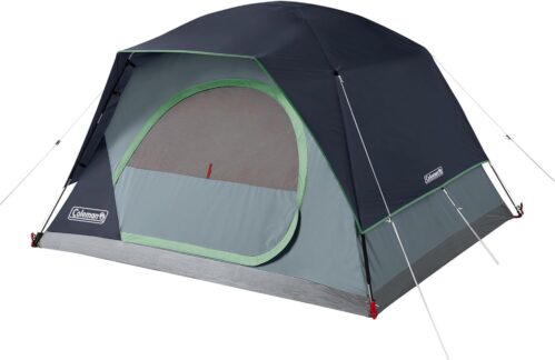 Coleman Skydome Tent with 5 Minute Setup, 4-Person Weatherproof Tent with Rainfly & Carry Bag, 20% More Headroom Than Traditional Canopies