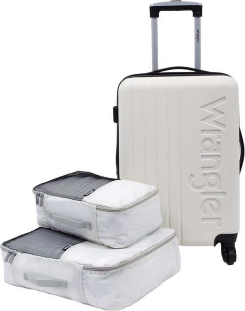 Wrangler Luggage Set, Beige, 20″ Carry-On